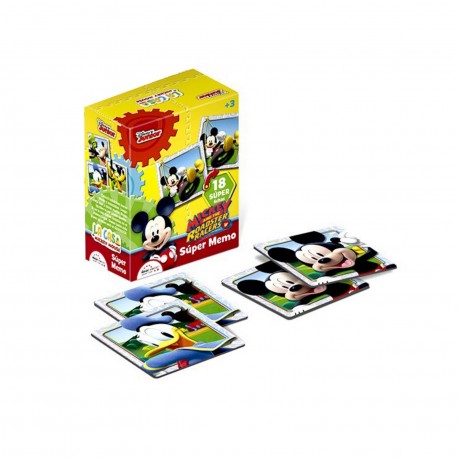 Mic211 Super Memo Con 20 Tarjetas Mickey