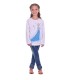 Cad 2154 Kit Remera Para Pintar Con Pintura "Frozen"