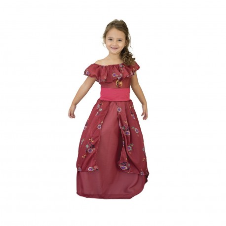 Cad 115010 Disfraz Elena De Avalor Coronacion Con Luz Talle 0