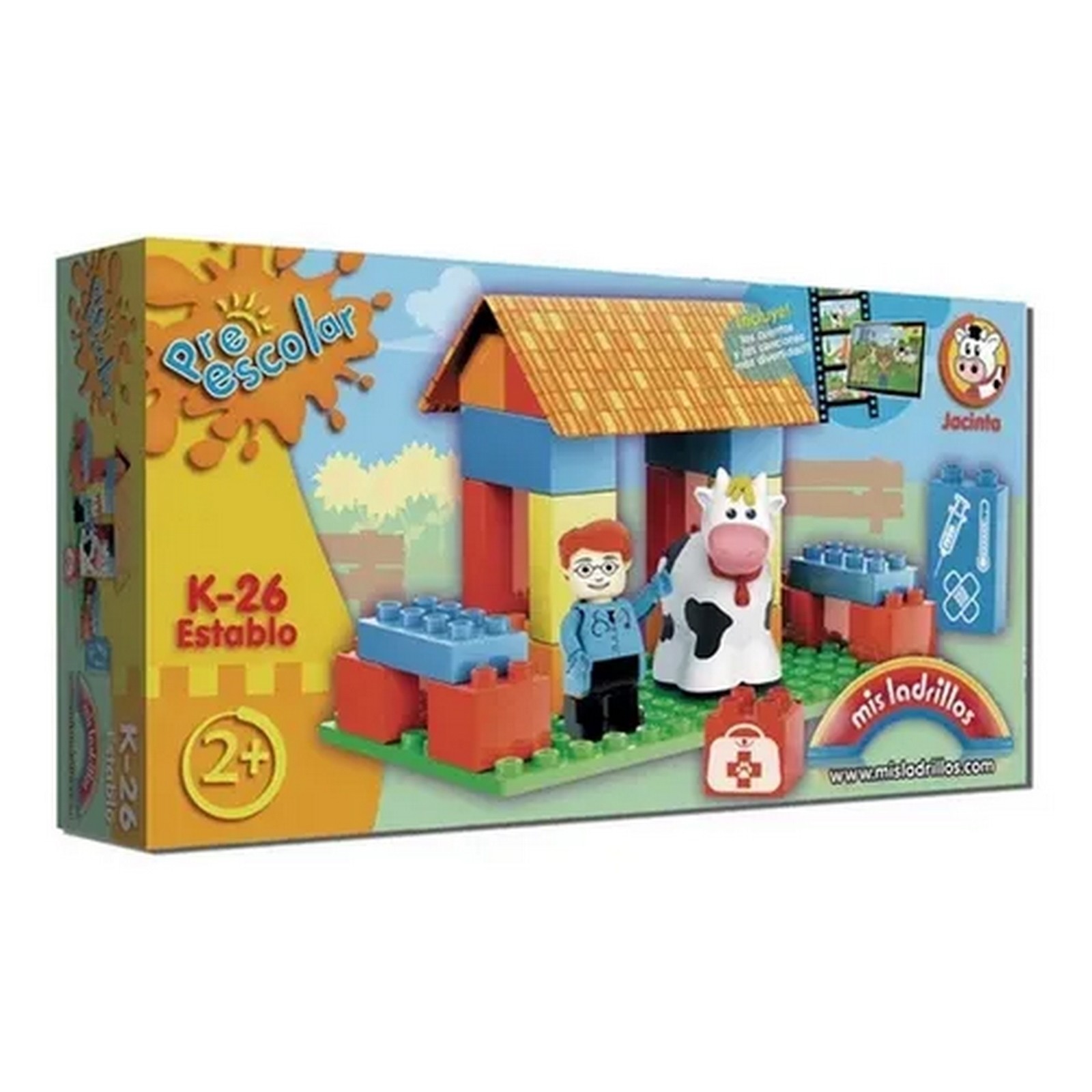 K-26 Preescolar 26 Piezas Caja Mis Ladrillos