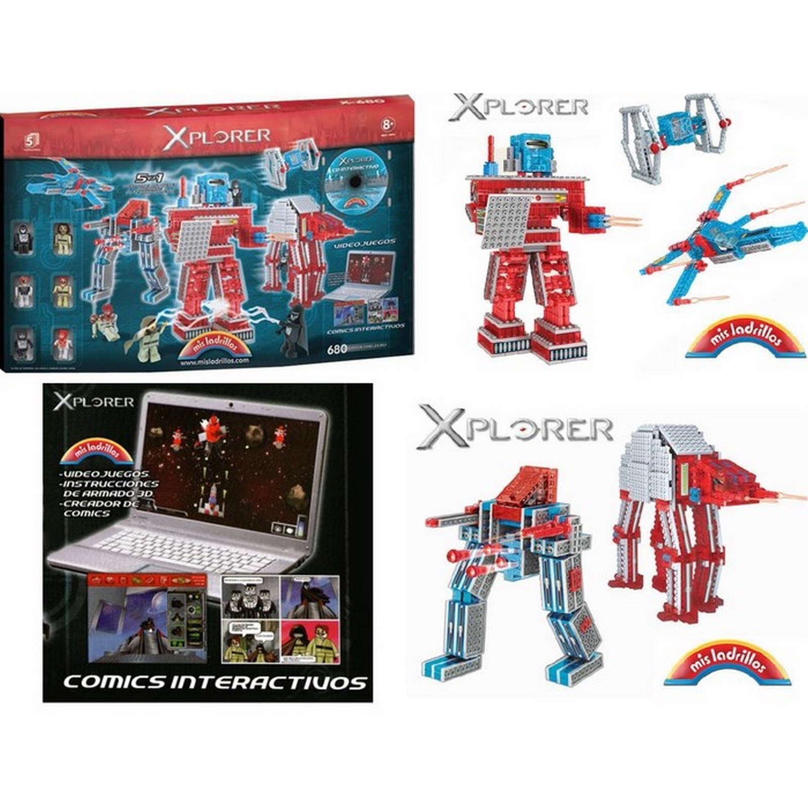 X-680 Mis Ladrillos Gravedad Zero 680 Piezas