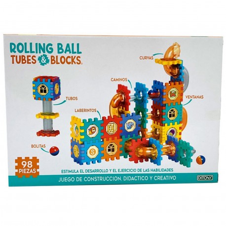 2566 Rolling Ball Tubes & Blocks 98 Piezas