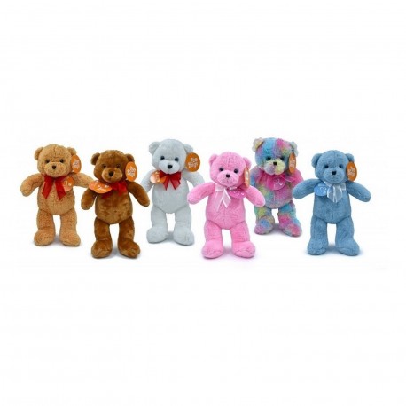 11200450 Oso 50 Cm Parado 6 Colores Con Tarjeta