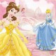 Wd4988 Cuadro Princesas 35X35 Cm 4 Modelos