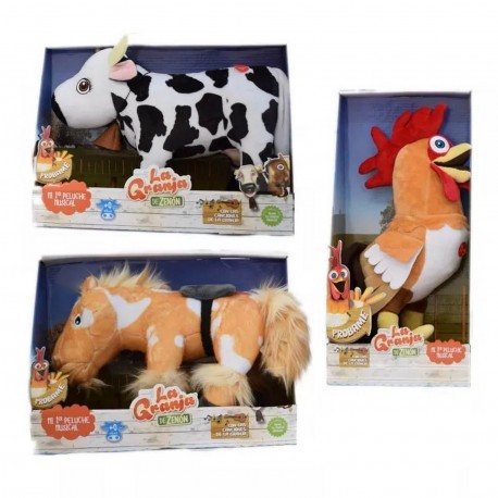 8002 Peluches Musicales 35 Cm Granja De Zenon