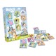 Blu01192 Memo Juego Con Goma De Base Bluey