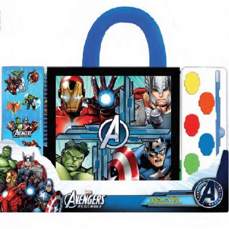 Vav03407 Maletin Para Crear Y Colorear Avengers
