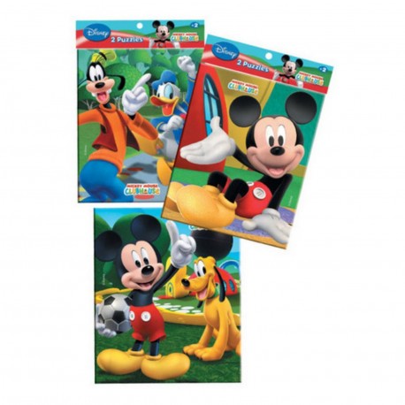 Dch07636 2 Puzzles 4 Y 6 / 6 Y 9 Piezas Disney Club House