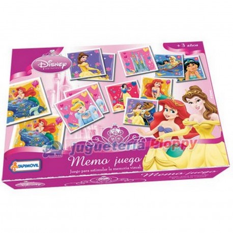 Dju00736 Memo Juego Princesas 50 Fichas