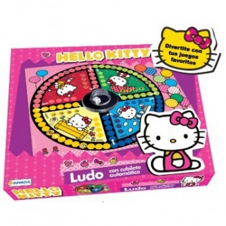 Kty01050 Ludo Cubilete Automatico Kitty