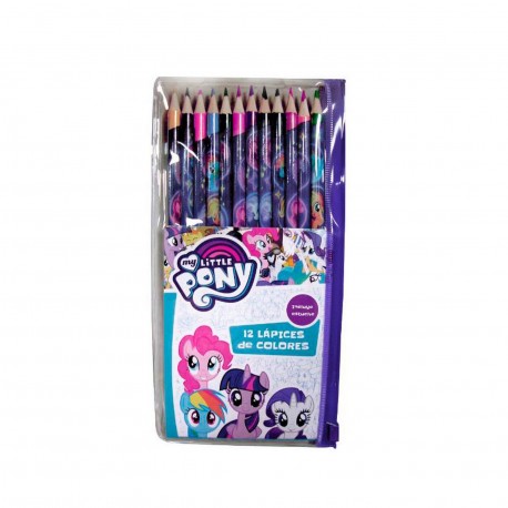 Hlp09322 Set De 12 Lapices De Colores Pony