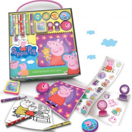 Epp06304 Kit De Sellos Y Coloreo Peppa