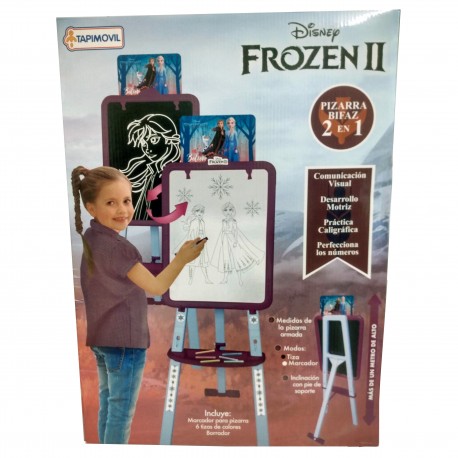Dfz07835 Pizarron En Atril Bifaz Frozen Ii