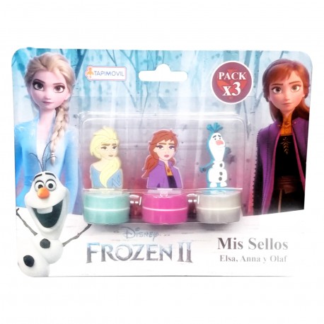 Dfz07957 3 Sellos Con Figura Frozen Ii