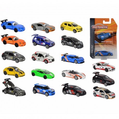 Mjt84009 Autito Majorette 1/64 - Racing Cars Con Apertura De Puerta+Poster