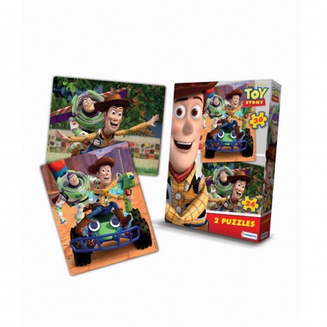 Dts07947 2 Puzzles 24 Y 36 Piezas Disney Toy Story