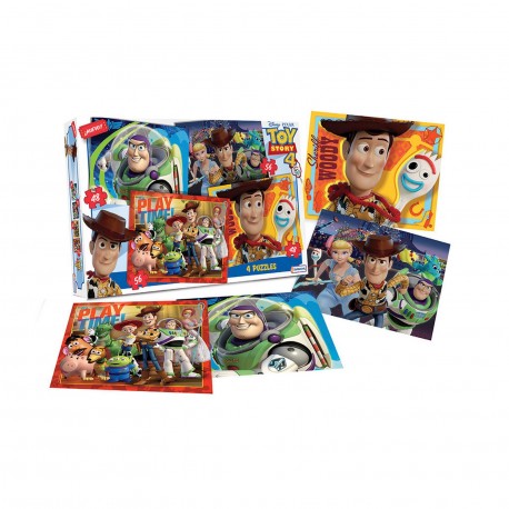 Dts07939 4 Puzzles 2X48 2X56 Piezas Toy Story 4