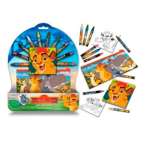 Dlg06911 Mis Crayones. Set De Coloreo La Guardia Del Leon