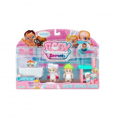76923 Set Baby Secrets. Incluye 3 Baby Secrets Y 1 Accesorio