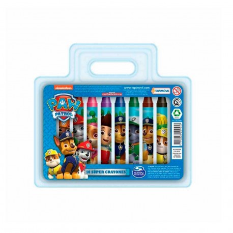 Spc09955 Set 10 Super Crayones Mas Anchos Paw Patrol
