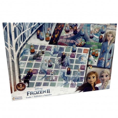 Dfz07912 Multijuego Frozen 2 En 1: Ludo + Juego Rec