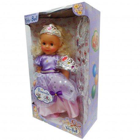 300 Muñeca Con Cabello Natural Y Accesorios