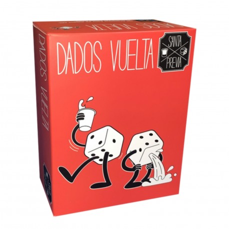 Dados Vuelta - Para La Previa - 13 X 10 X 7 Cm