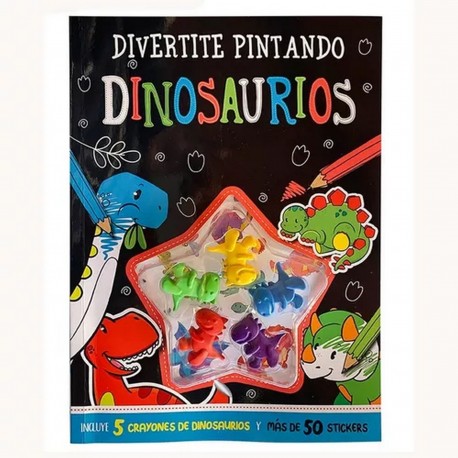 Divertite Pintando - Dinosaurios