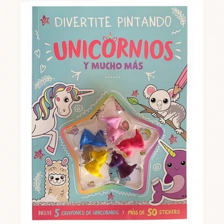 Divertite Pintando - Unicornios