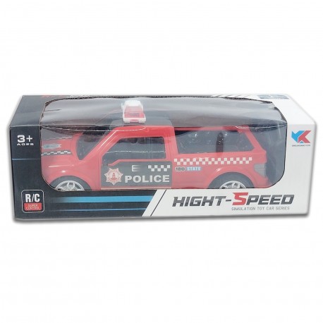 Bl6669-6732 Camioneta Policia Radio Control