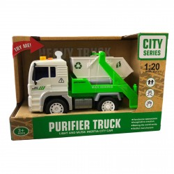 Bl7544 Camion Basura Verde 23.5*11.5*15.5 Cm