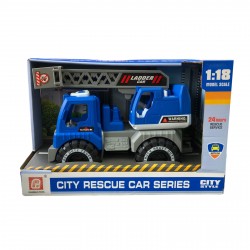 Bl7689 Camion Construccion Azul 26.7*11.5*18 Cm