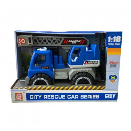 Bl7689 Camion Construccion Azul 26.7*11.5*18 Cm