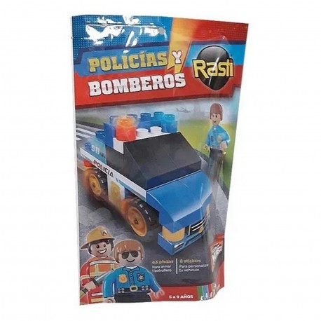 01-1083 Rasti Doy Pack Policia 43 Piezas