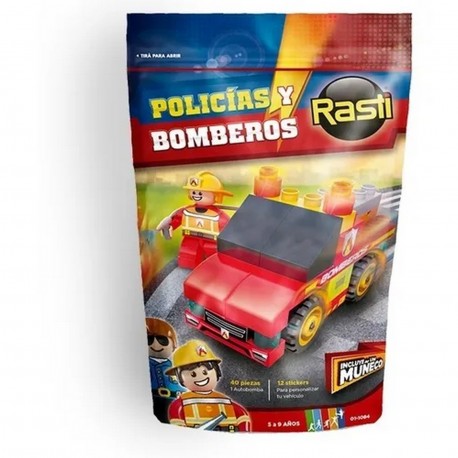 01-1084 Rasti Doy Pack Bomberos 44 Piezas