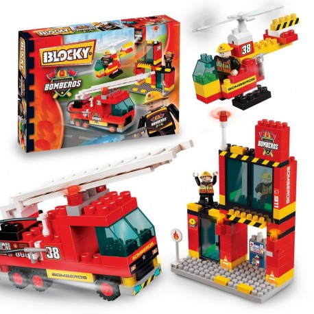 01-0651 Blocky Bomberos 2 (160 Piezas)