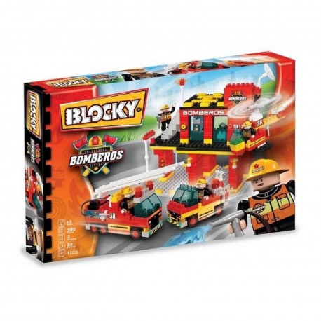 01-0652 Blocky Bomberos 3 (290 Piezas)