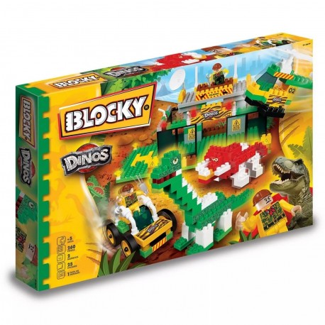 01-0678 Blocky Dinosaurios - 260 Piezas