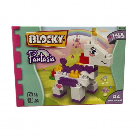 01-0696 Blocky Mini - Unicornio Fantasia