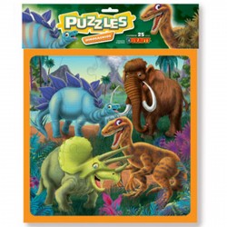 9 Puzzle Grande Dinosaurio En Bolsa