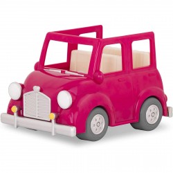 Wz6547Z Coche Rosa Con Maleta Lil Woodzeez