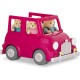 Wz6547Z Coche Rosa Con Maleta Lil Woodzeez