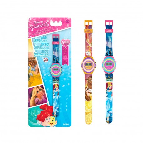 Dprj6 Reloj Digital 5 Funciones Disney Princesa