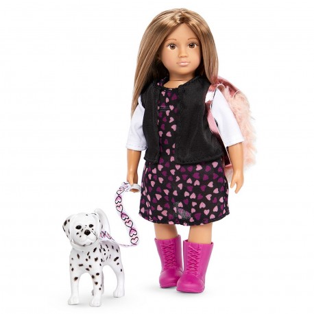 Lo31058Z Muñeca Con Perro Dálmata Lori