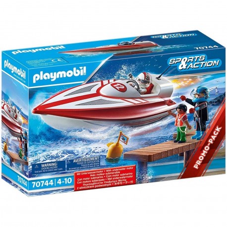 70744 Lancha Con Motor Submarino Playmobil