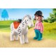 70404 1.2.3 Jinete Con Caballo Playmobil