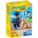 70408 1.2.3 Policía Con Perro Playmobil