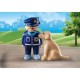 70408 1.2.3 Policía Con Perro Playmobil