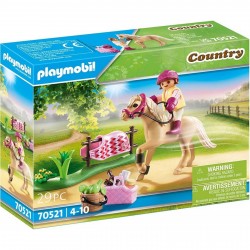 70521 Poni Para Coleccionar Poni De Equitación Alemán Playmobil