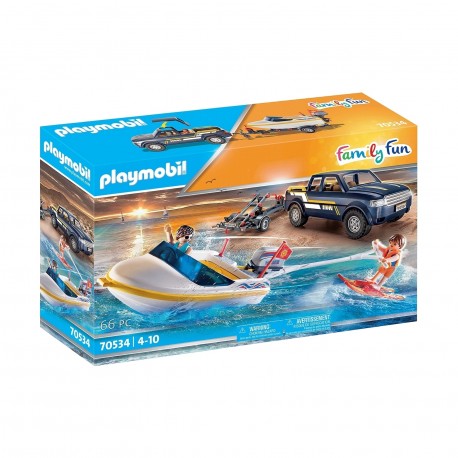 70534 Pick-Up Con Lancha Playmobil